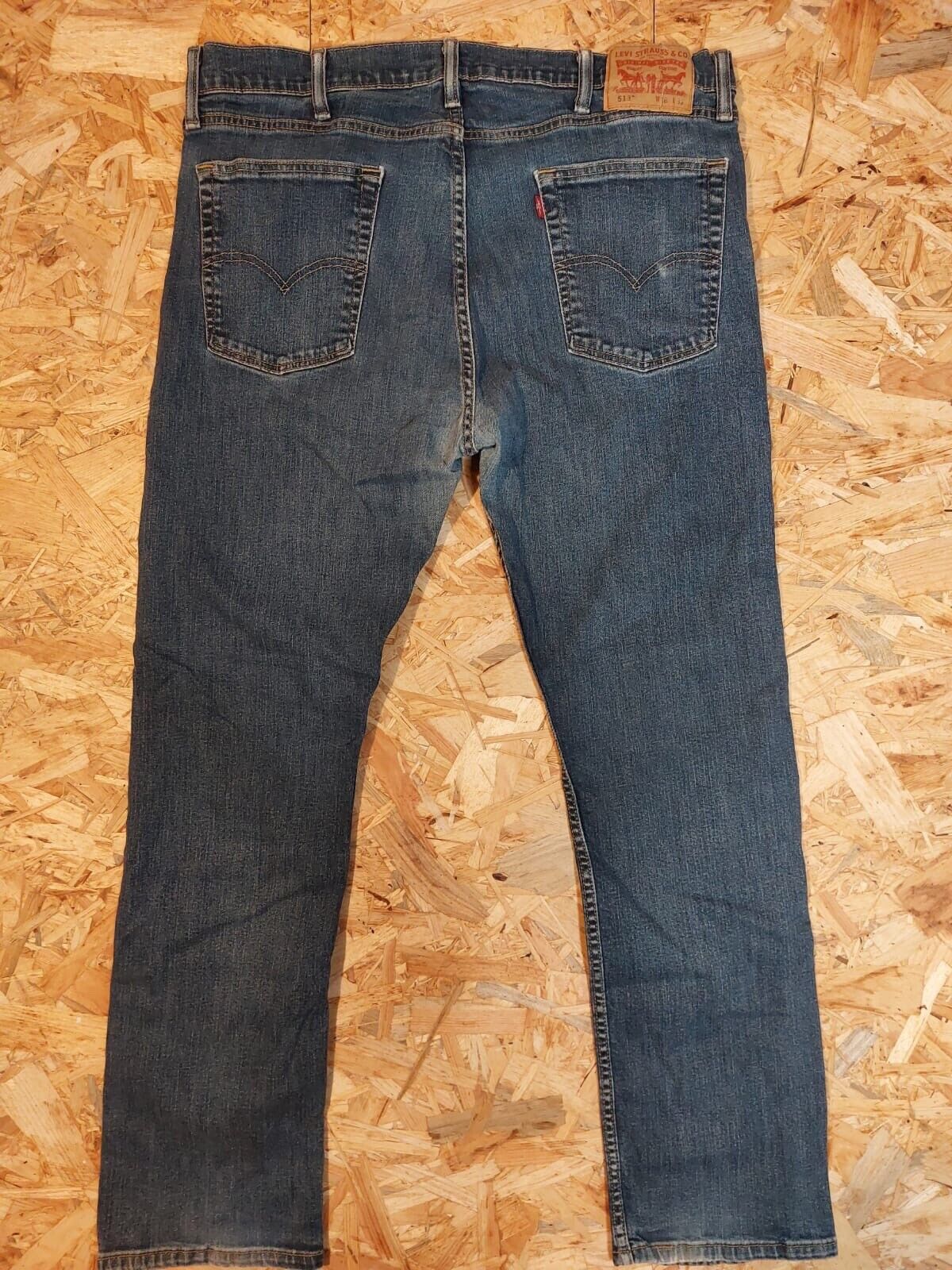 Vintage LEVI's Big E tag W38 L32 Straight Denim Dark Blue Jeans Cotton| PRE 1971