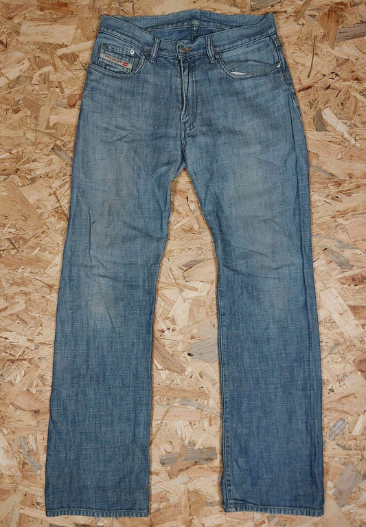 Vintage GStar W31 L34 Straight Blue Denim Jeans 90s Retro Cotton