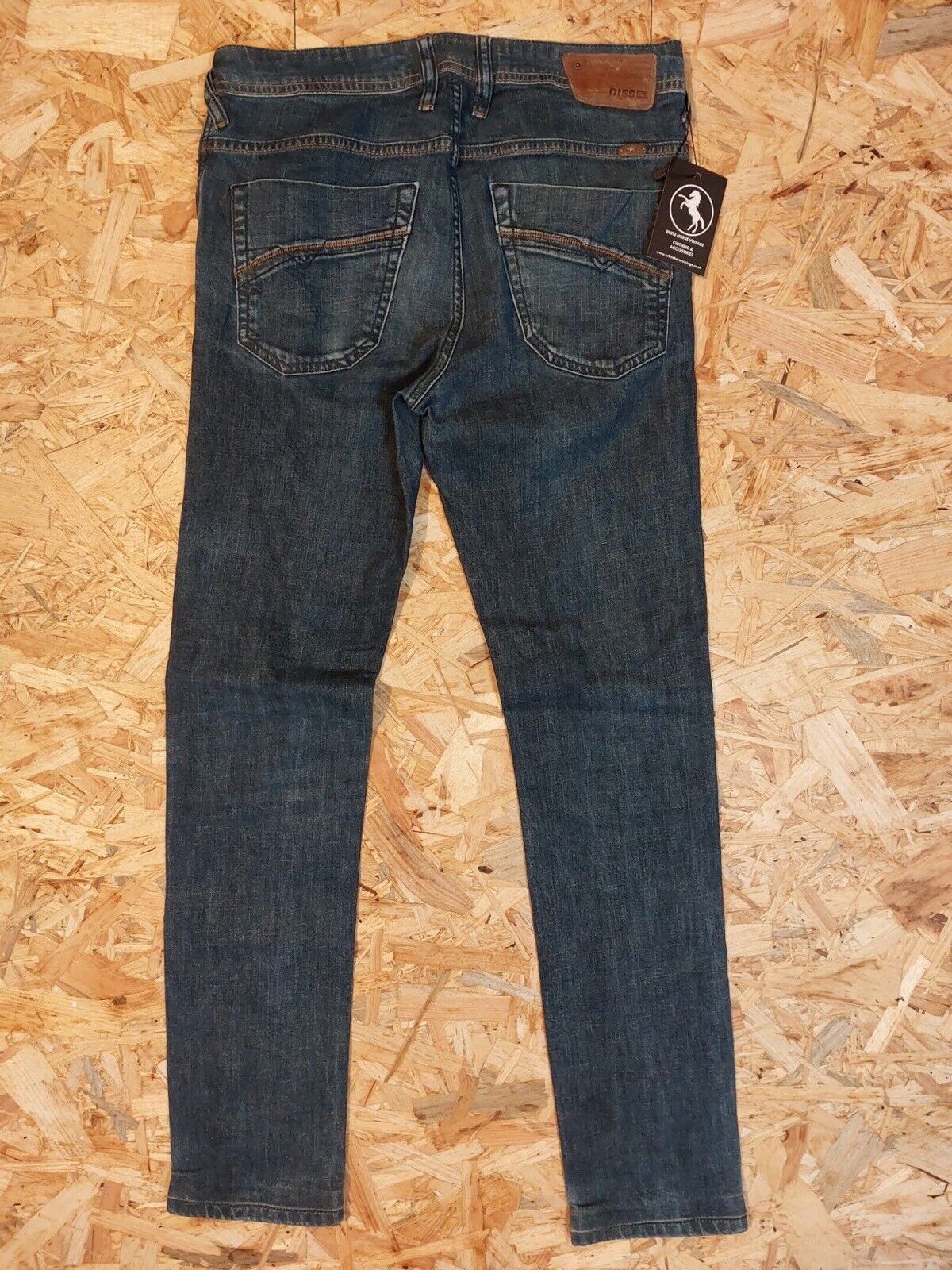 Vintage Diesel | W30 L32 Mid Blue denim Jeans Straight 90s retro