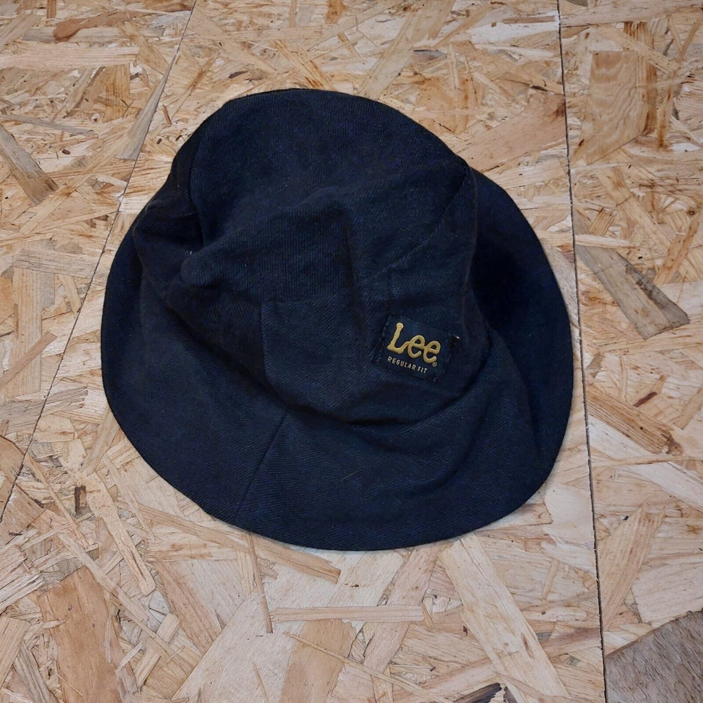 Vintage Lee Denim Bucket Hat - Black - Up cycled By Re-Maid Size S/M