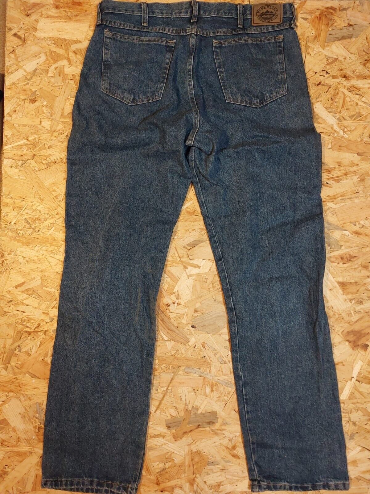 Vintage W36 L34 Blue Ridge Clothing Company By Wrangler Blue Jeans Relaxed Fit