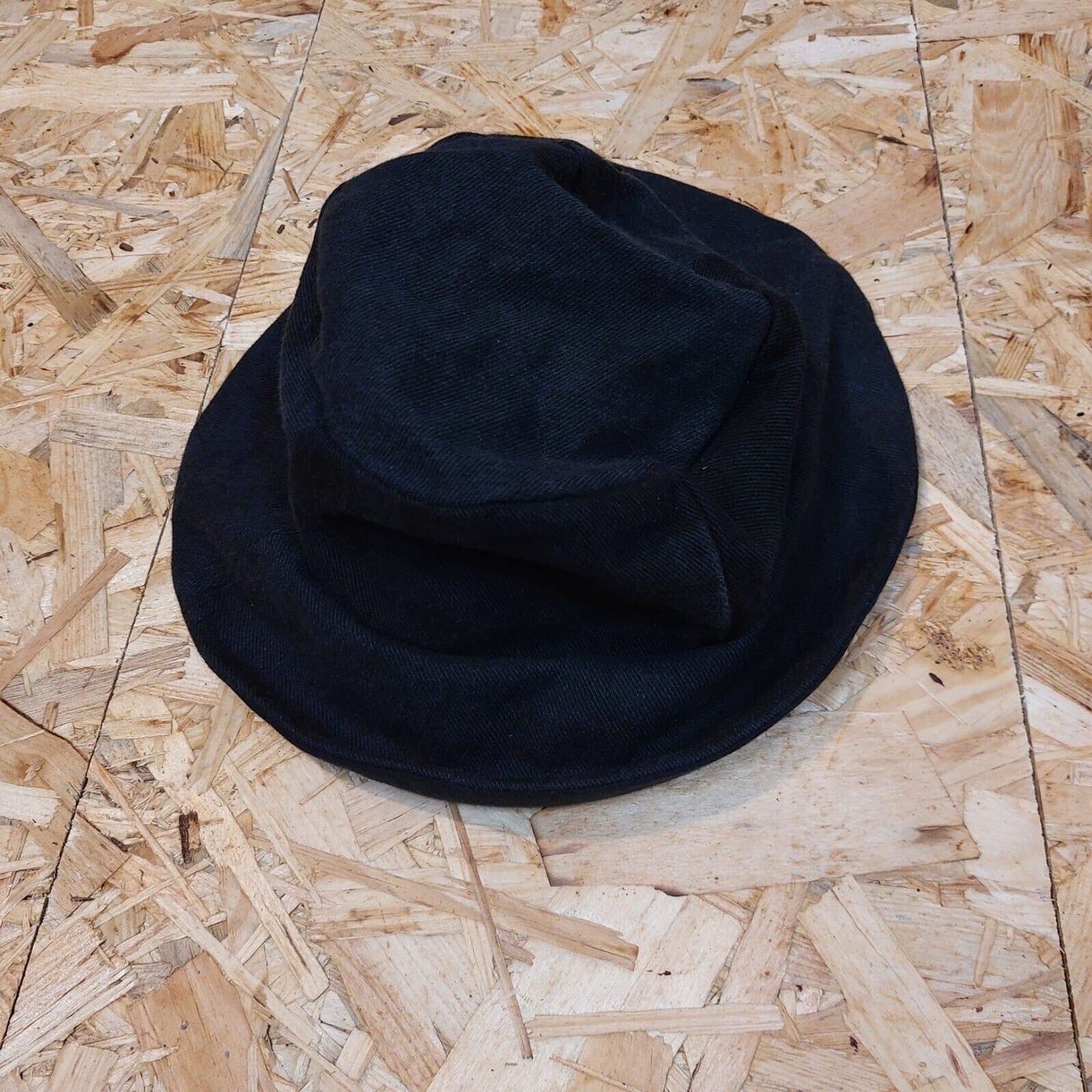 Vintage Lee Denim Bucket Hat - Black - Up cycled By Re-Maid Size S/M