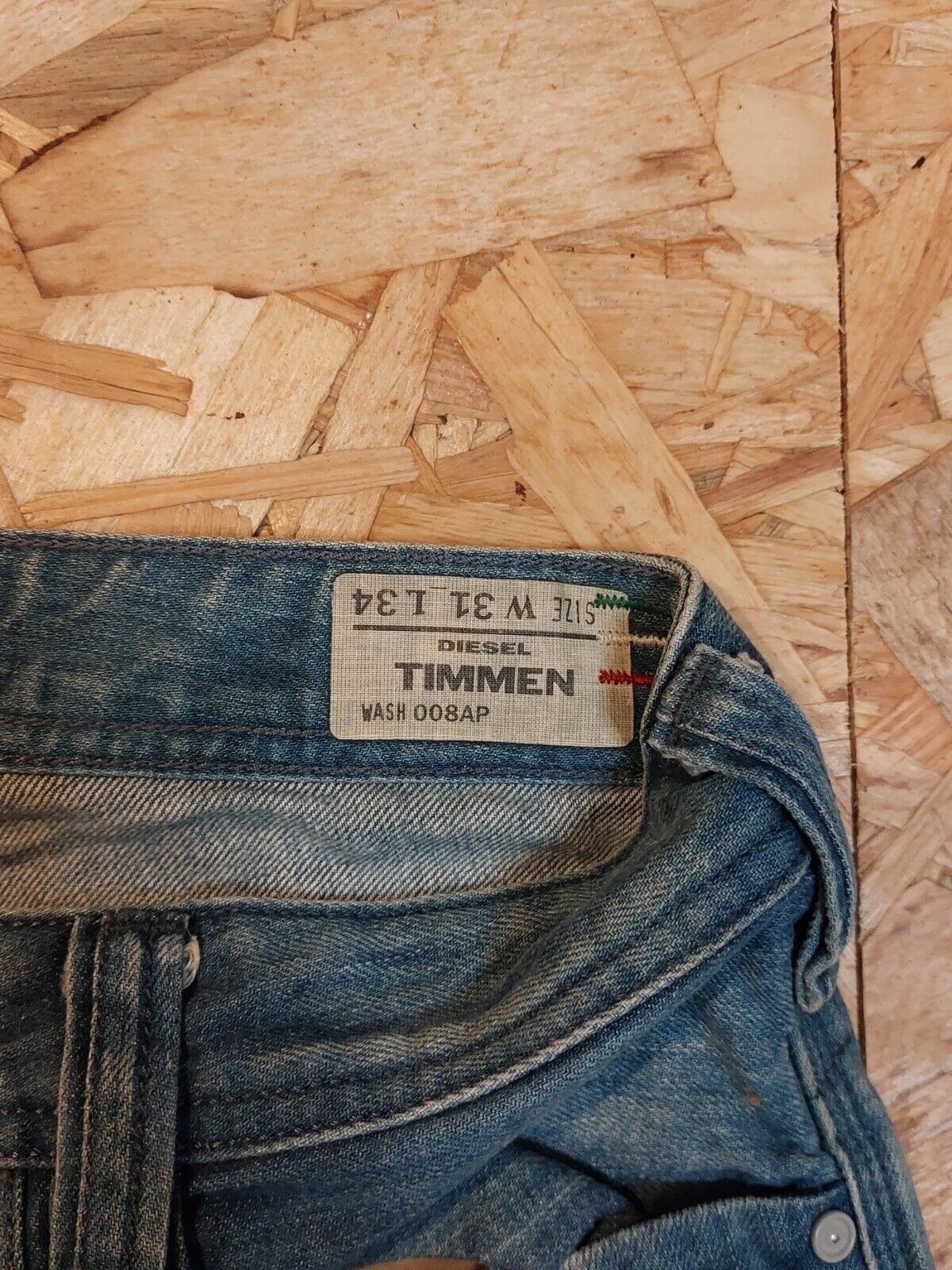 Vintage Diesel TIMMEN | W31 L34 Light Blue denim Jeans Straight 90s retro