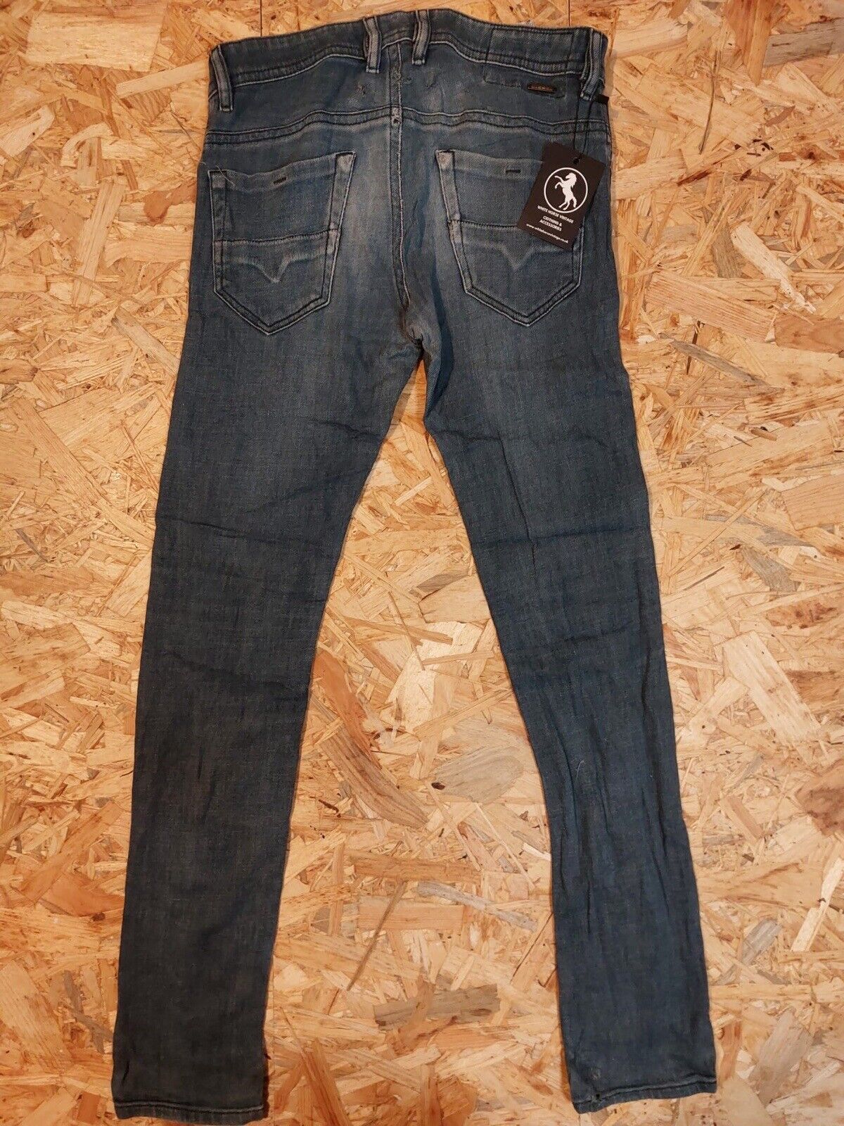 Vintage Diesel THOMMER | W29 L32 Mid Blue denim Jeans Straight stretch 90s retro