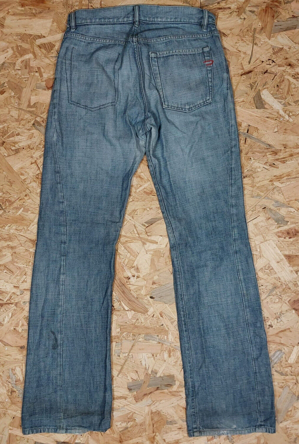 Vintage GStar W31 L34 Straight Blue Denim Jeans 90s Retro Cotton