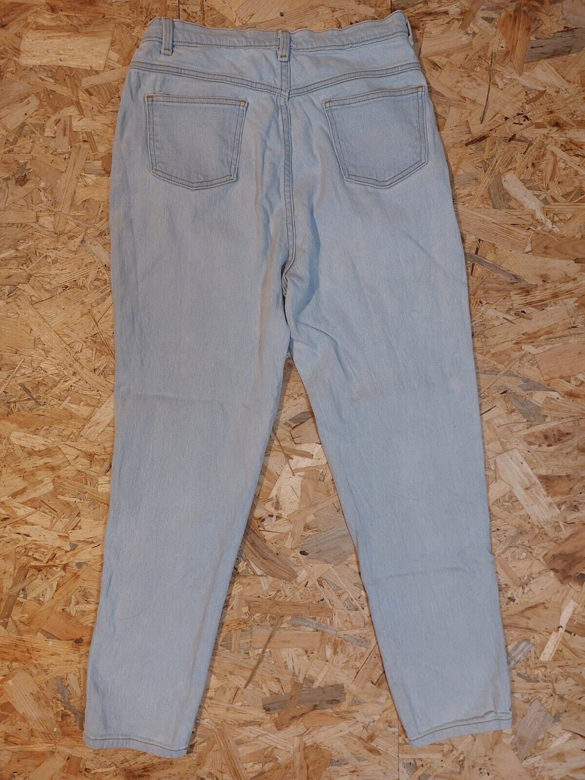 Vintage Exchange Unlimited Sz 14 W30  L30 High Rise Light Blue Jeans 90s retro