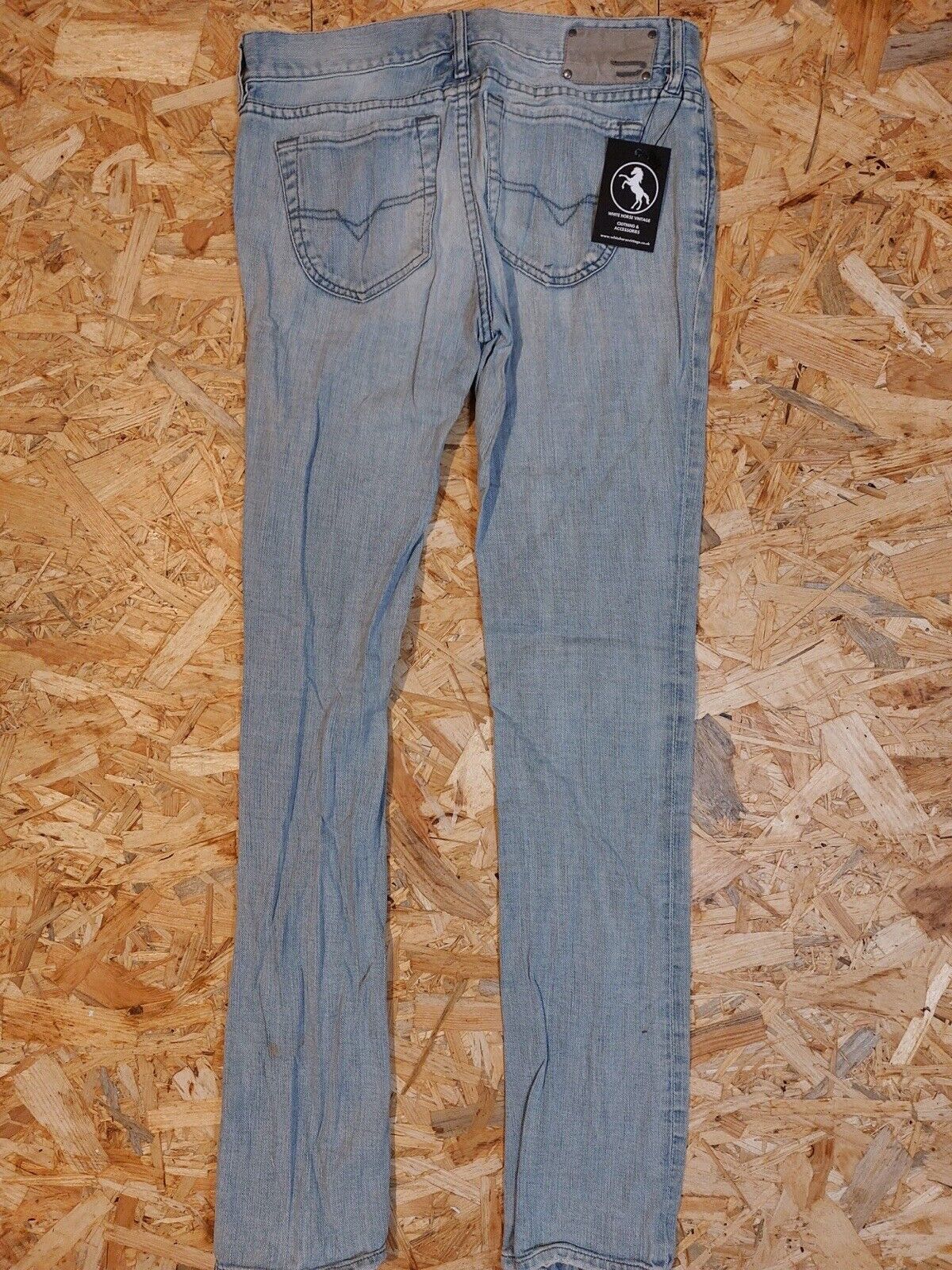 Vintage Diesel LIV | W29 L34 Light Blue denim Jeans Straight 90s retro