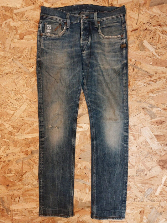 Vintage G Star CS Raw Blue Jeans W31 L30 Straight Leg