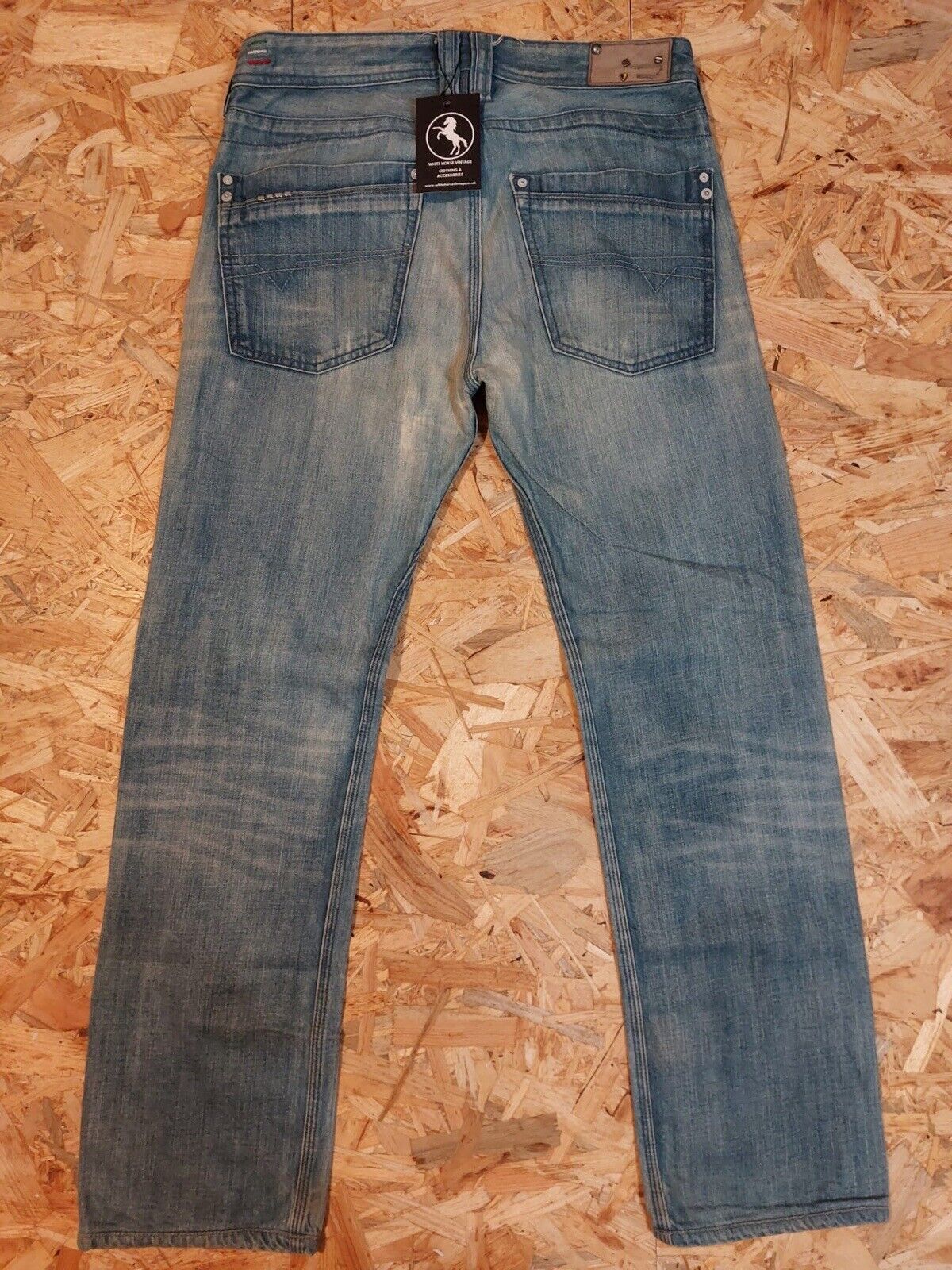 Vintage Diesel TIMMEN | W31 L34 Light Blue denim Jeans Straight 90s retro