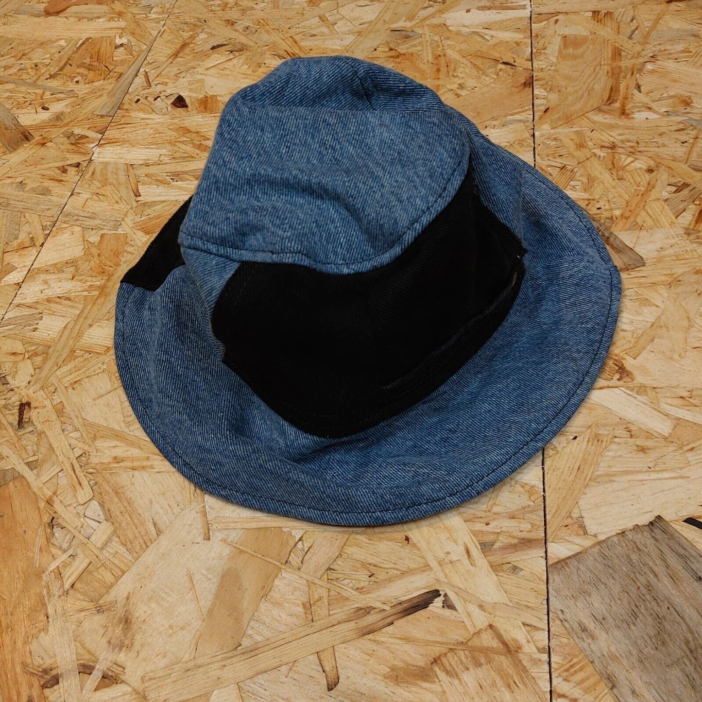 Vintage Levis Denim Bucket Hat - Blue- Up cycled By Re-Maid Size S/M - Pride