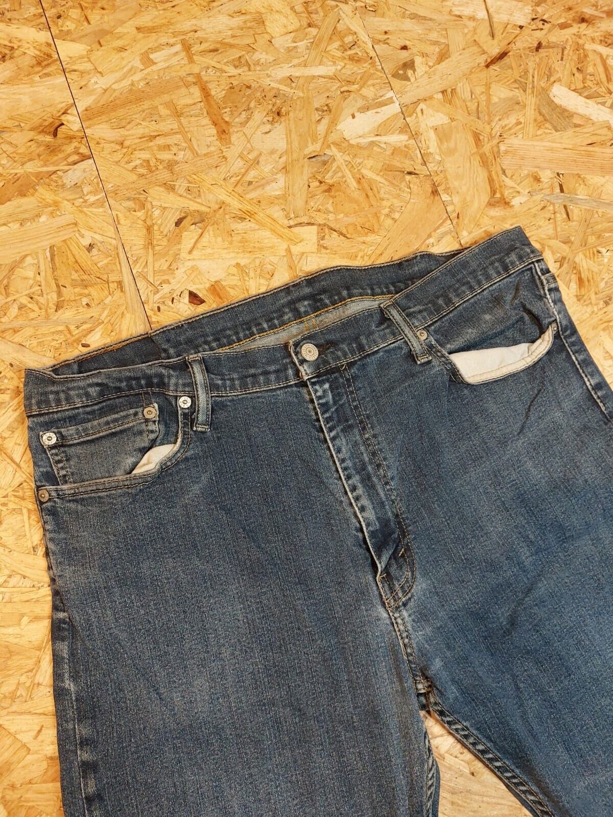 Vintage LEVI's Big E tag W38 L32 Straight Denim Dark Blue Jeans Cotton| PRE 1971