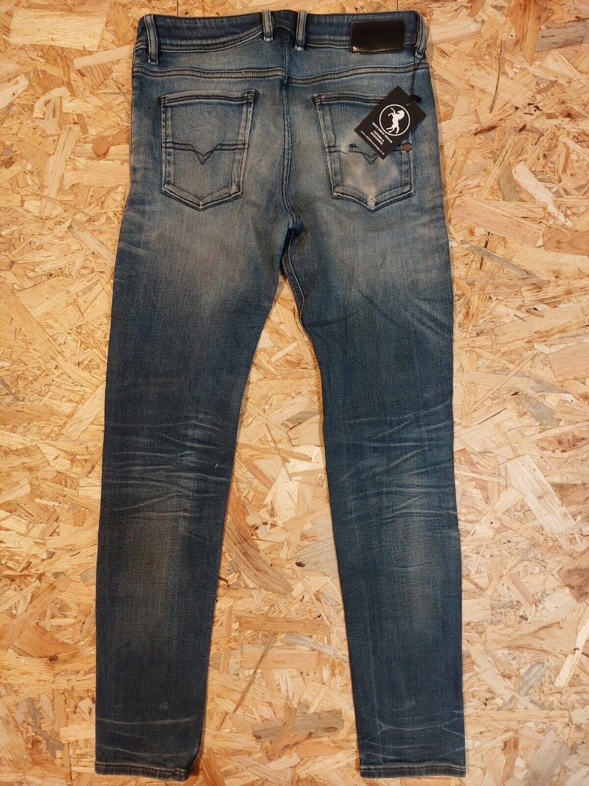 Vintage Diesel SLEENKER | W30 L30 Mid Blue denim Jeans Straight 90s retro