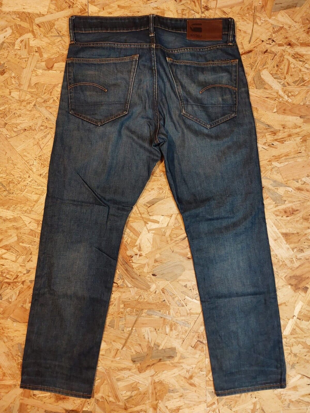 Vintage G Star Raw 3301 W34 L30 Blue Jeans Straight Leg Retro