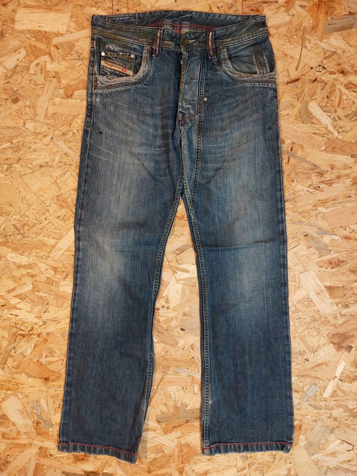 Vintage Diesel Industry Jeans W30 L32 Straight Fit Blue