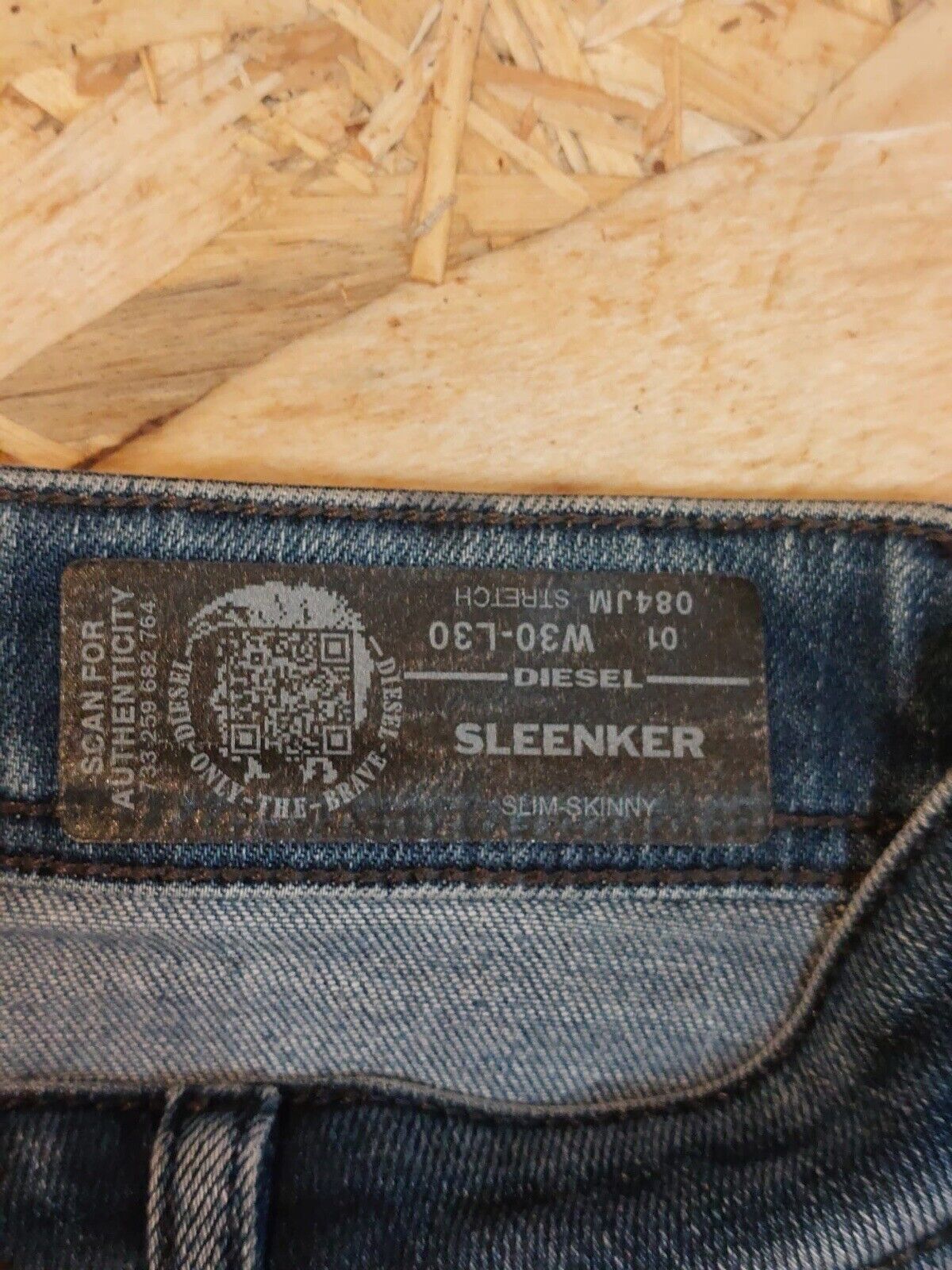 Vintage Diesel SLEENKER | W30 L30 Mid Blue denim Jeans Straight 90s retro