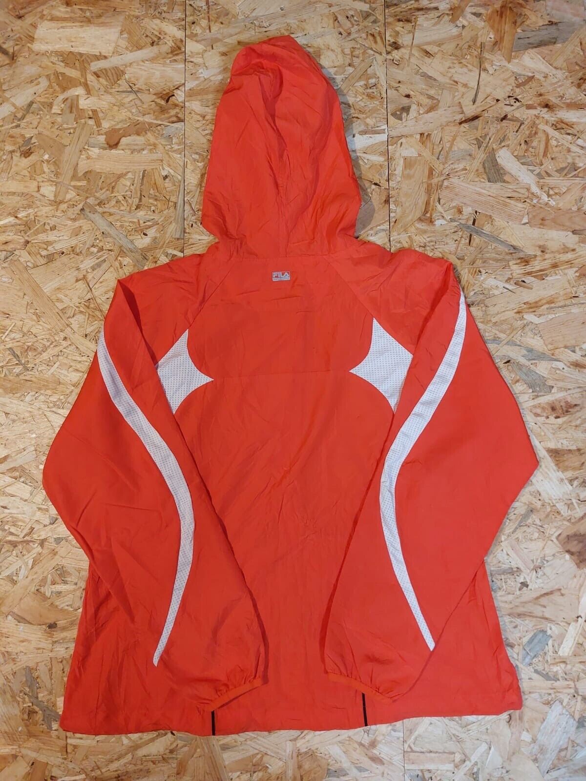 Vintage Fila Sport Sz XL Red luminous Windbreaker Tracksuit Jacket 90s Retro