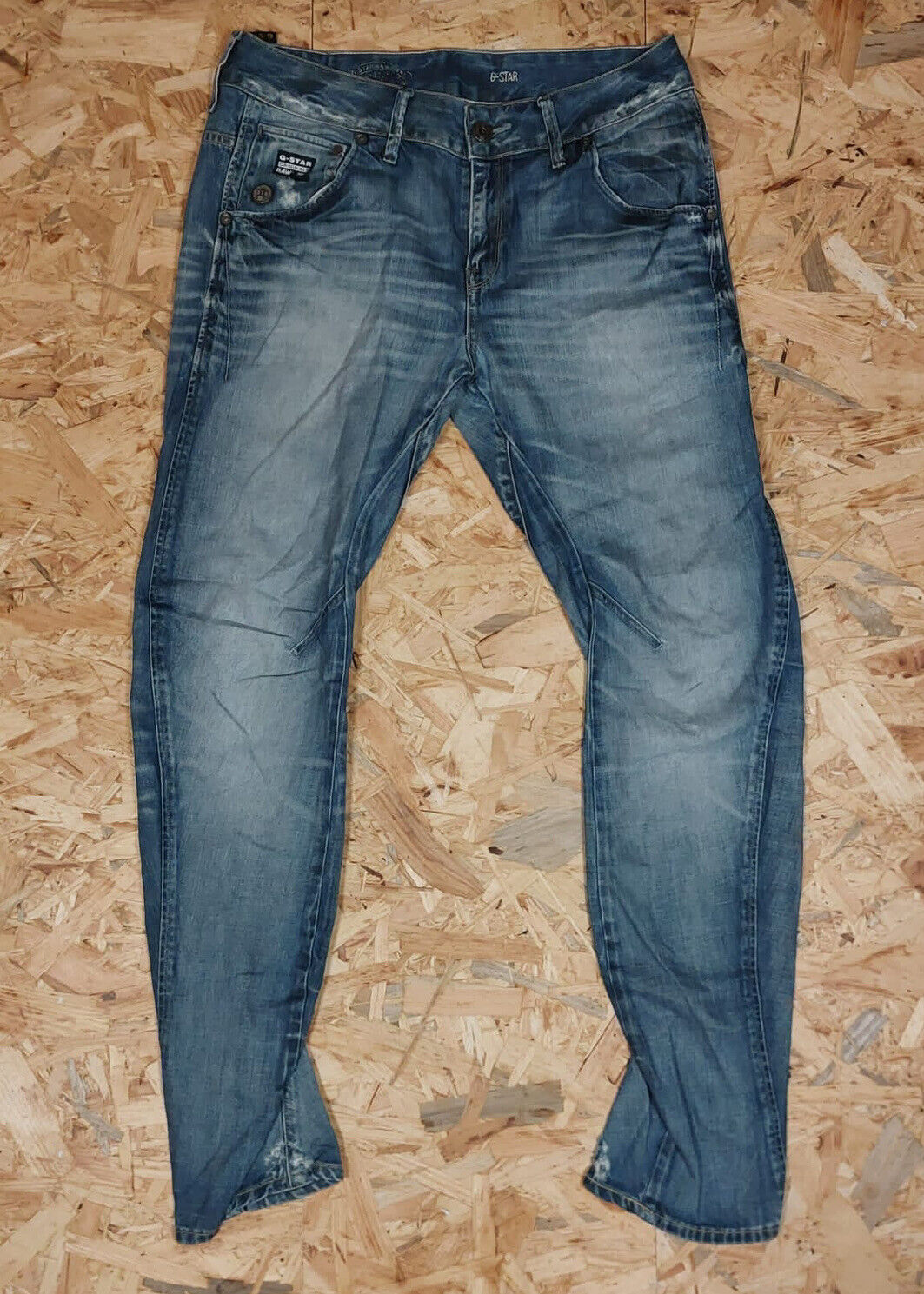 Vintage Diesel Industry W27 L32 ARC loose Tapered Blue Jeans Made In Italy 90s