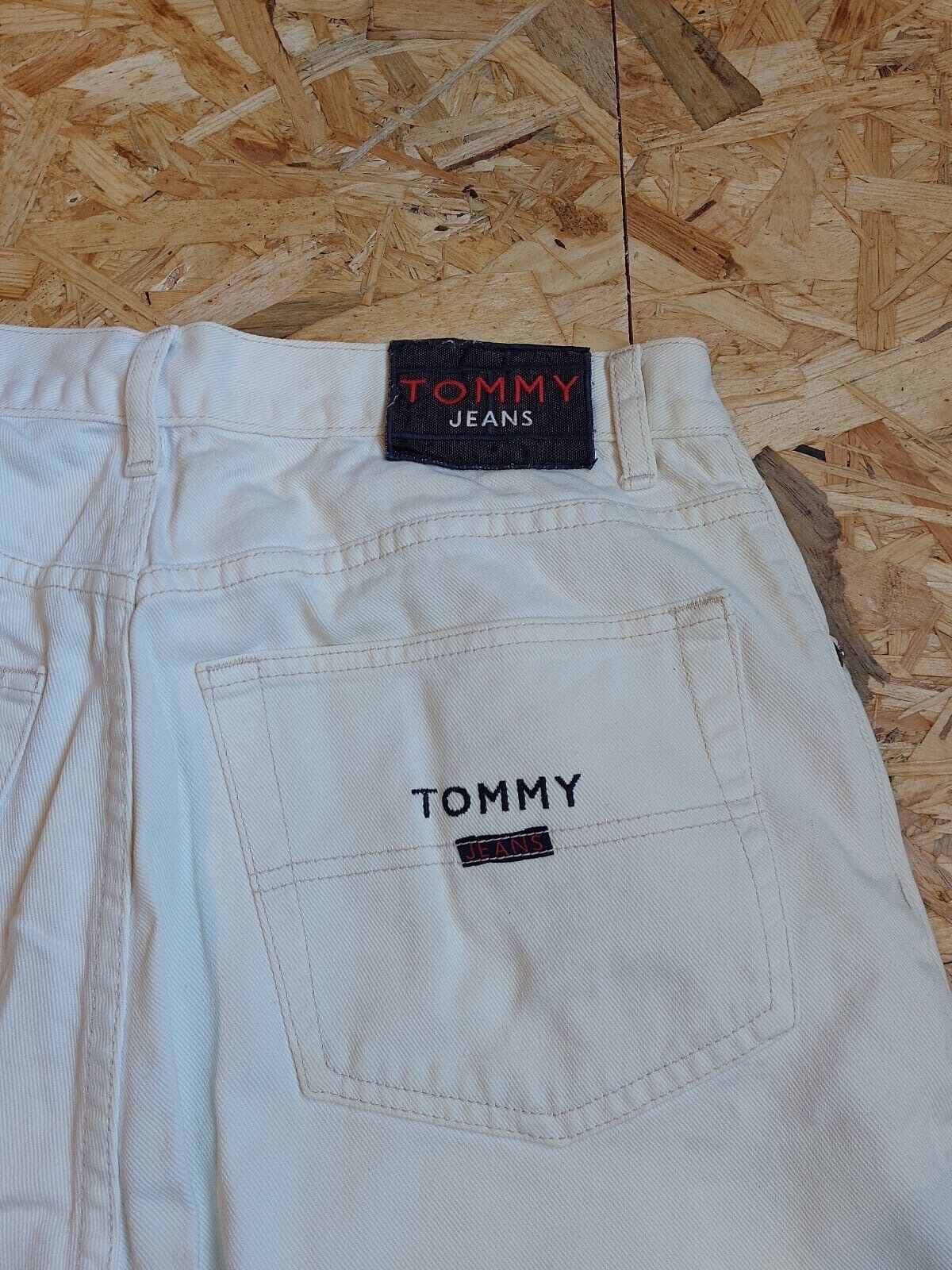 Tommy Jeans W34 L32 White Denim regular Straight - WhiteHorse Vintage